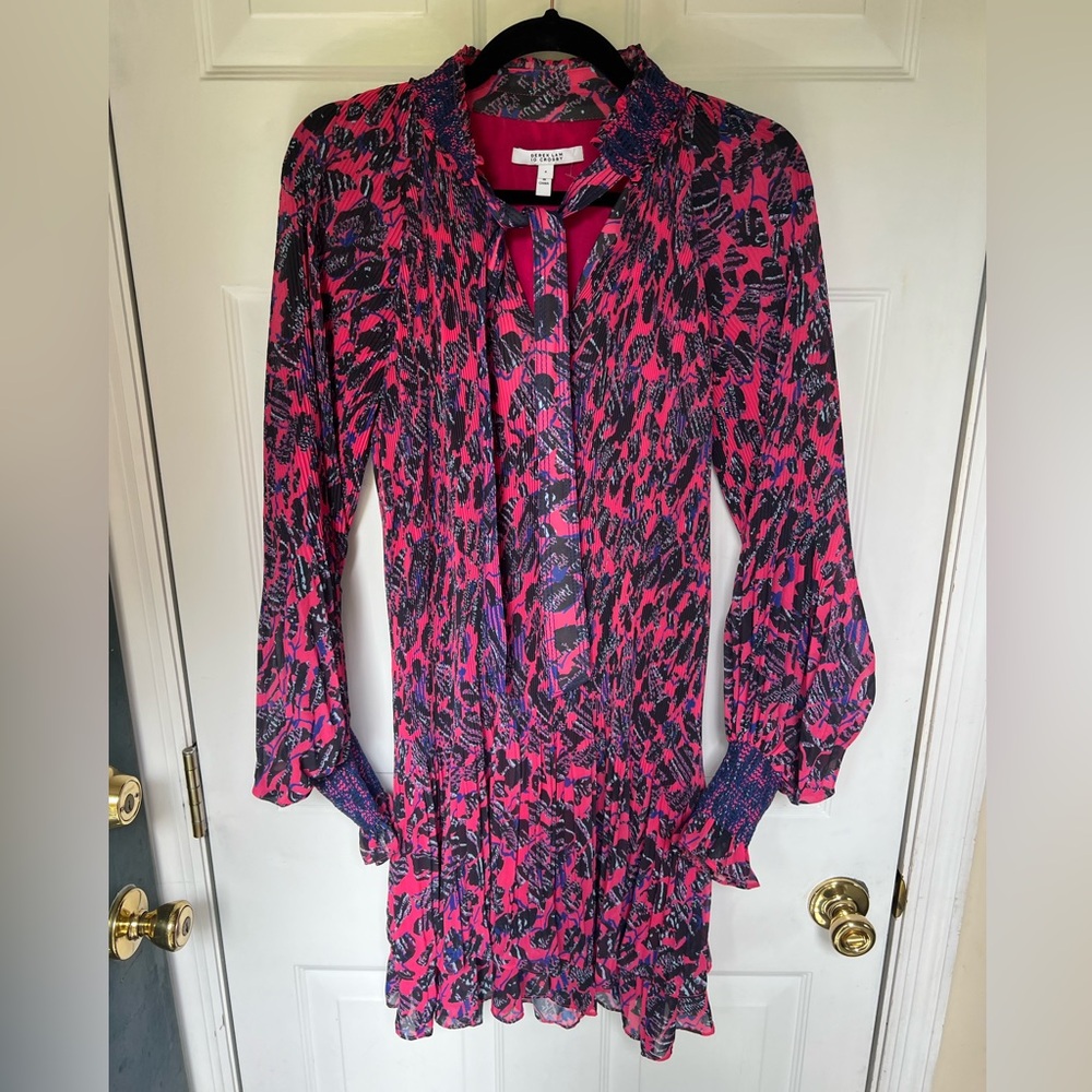 Never worn, vibrant Derek Lam floral summer dress